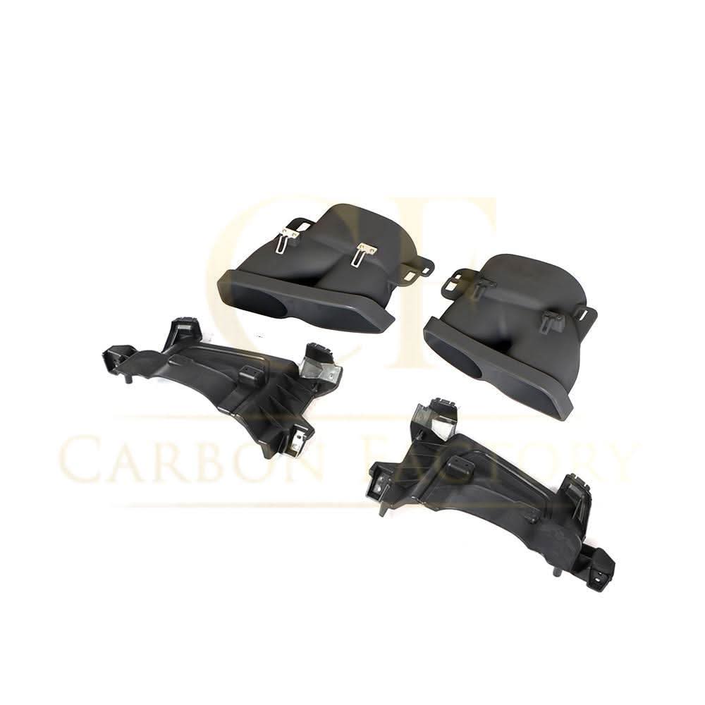 Gloss Black Exhaust Tips for Mercedes W213 E Class Saloon 16-18 - Carbon Factory