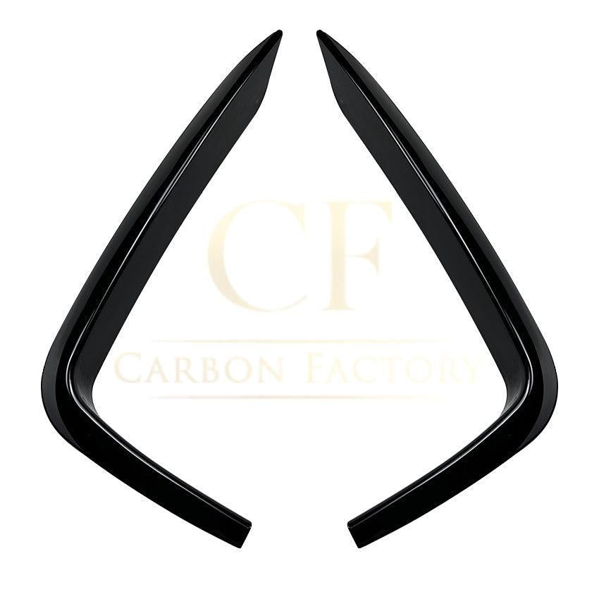 Gloss Black Front Bumper Trims for BMW F22 F23 2 Series 14-20-Carbon Factory