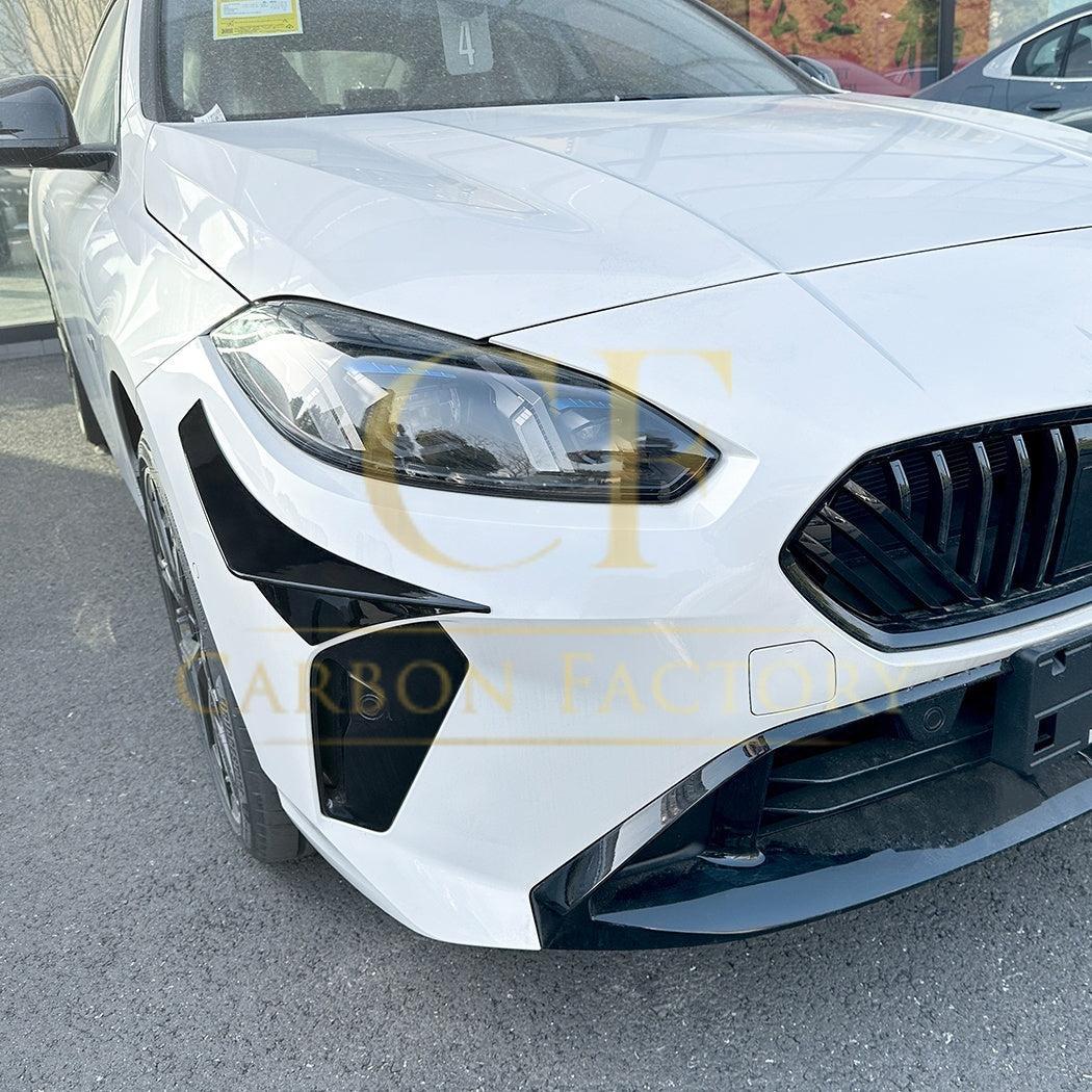 Gloss Black Front Canards A for BMW F70 1 Series 25-Present-Carbon Factory