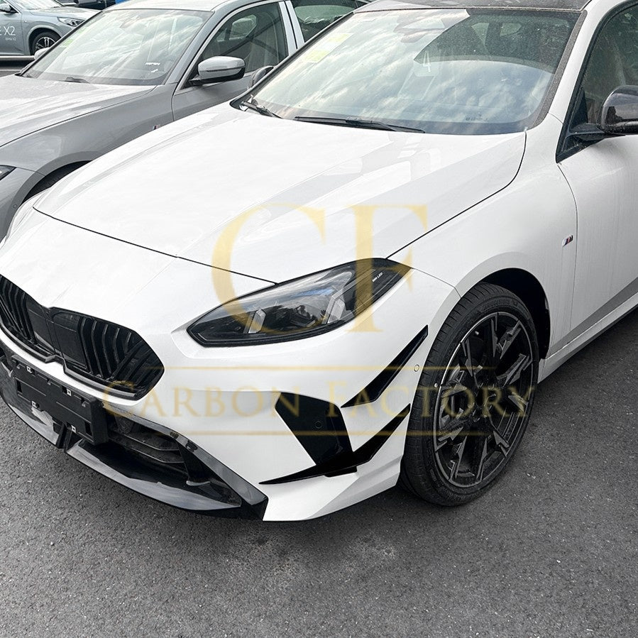Gloss Black Front Canards B for BMW F70 1 Series 25-Present-Carbon Factory