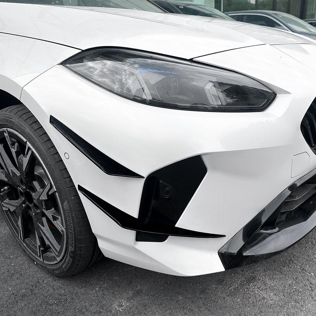 Gloss Black Front Canards B for BMW F70 1 Series 25-Present-Carbon Factory