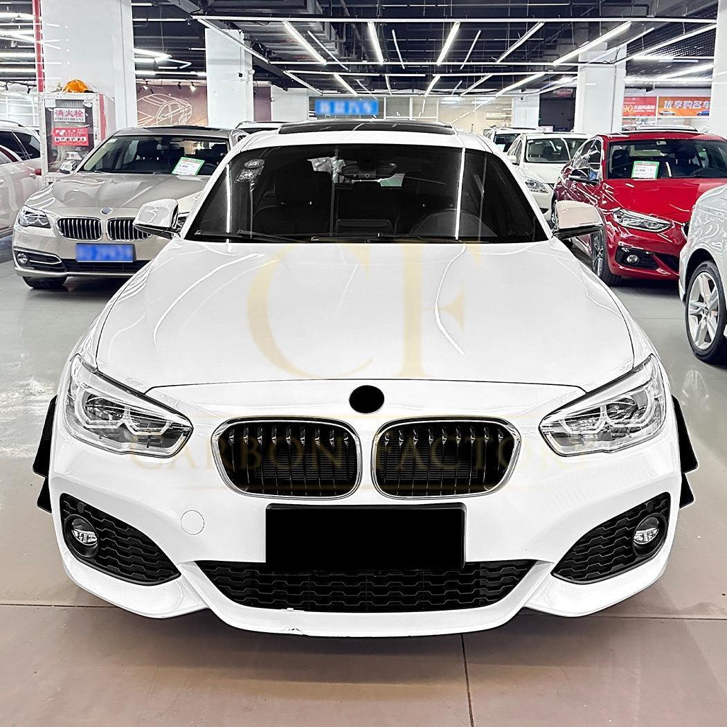Gloss Black Front Canards for BMW F20 F21 1 Series LCI 15-19-Carbon Factory