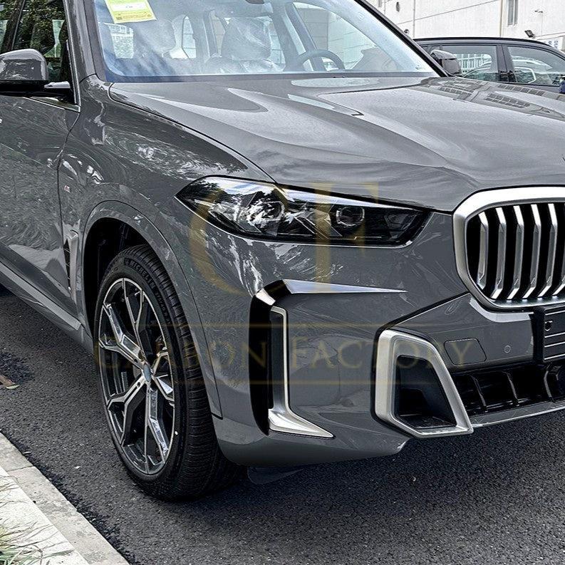 Gloss Black Front Canards for BMW G05 X5 19-25-Carbon Factory