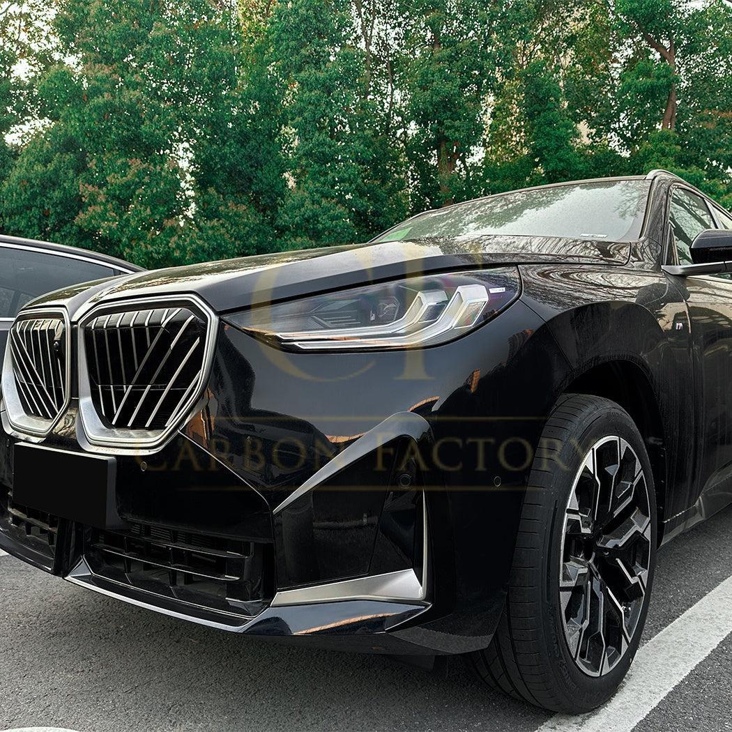 Gloss Black Front Canards for BMW G45 X3 25-Present-Carbon Factory