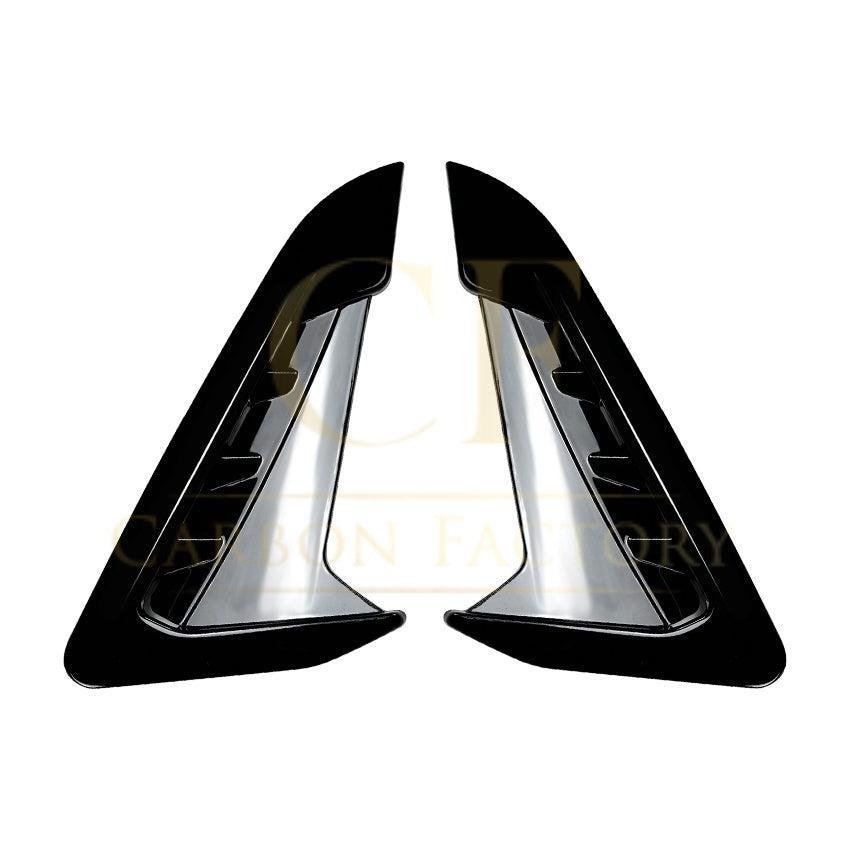 Gloss Black Front Fender Trims for BMW G01 X3 G02 X4 18-24-Carbon Factory