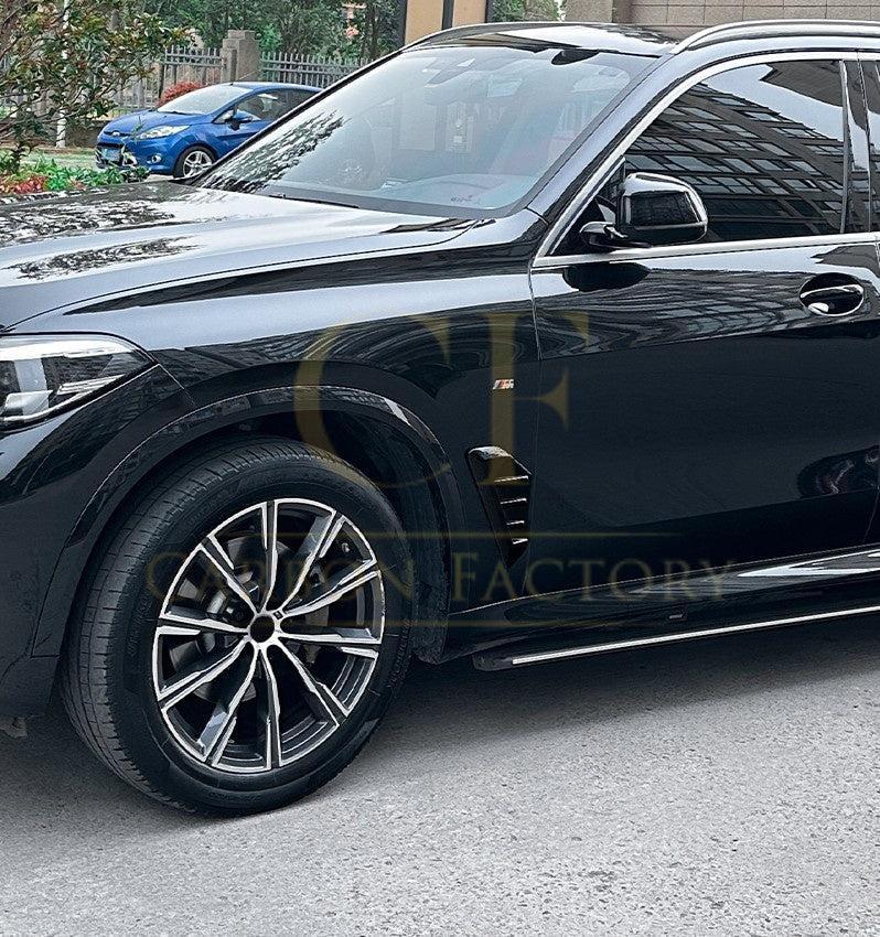 Gloss Black Front Fender Trims for BMW G05 X5 19-25-Carbon Factory
