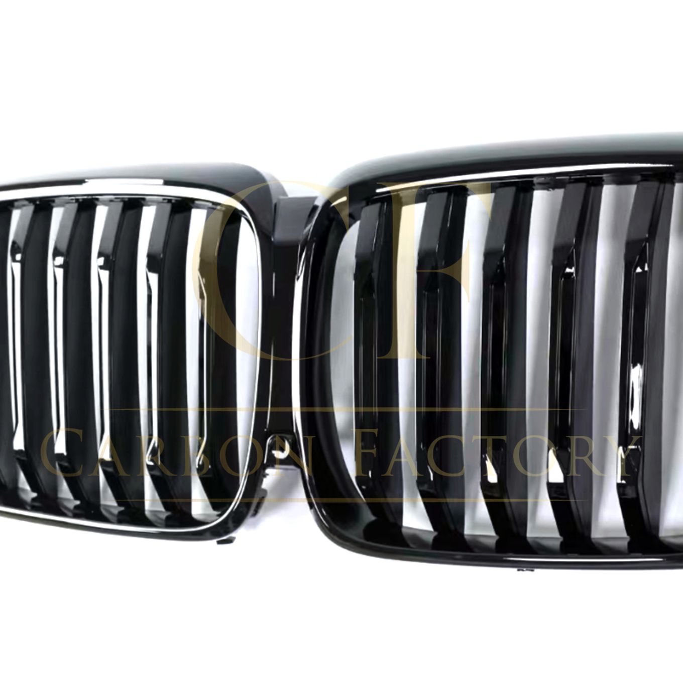 Gloss Black Front Grille for BMW G05 X5 LCI 23-Present-Carbon Factory