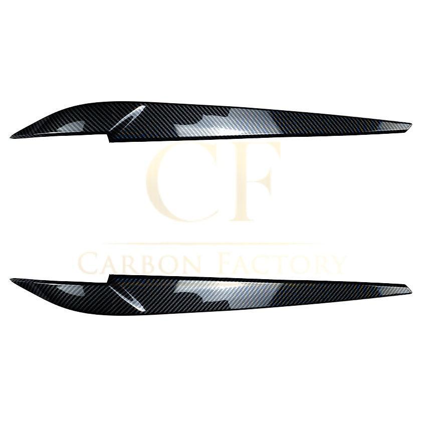 Gloss Black Headlight Trims for BMW F15 X5 F16 X6 14-18-Carbon Factory