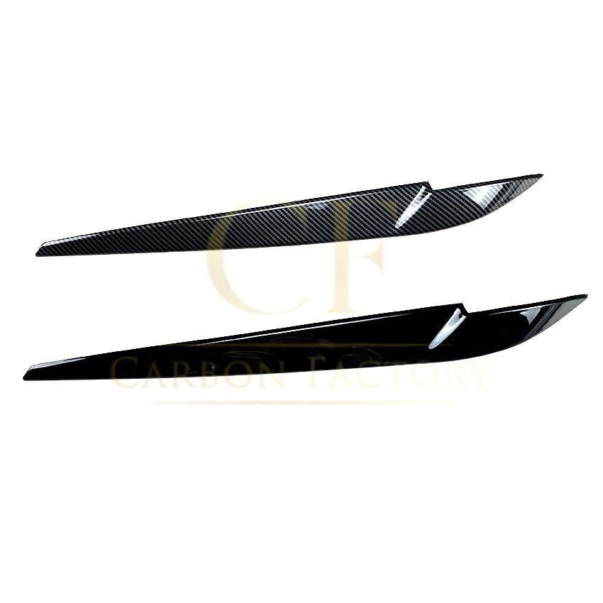 Gloss Black Headlight Trims for BMW F15 X5 F16 X6 14-18-Carbon Factory