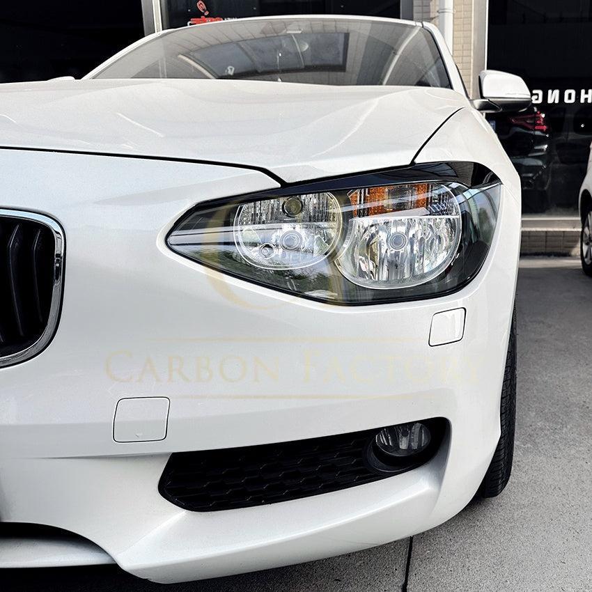 Gloss Black Headlight Trims for BMW F20 F21 1 Series 11-14-Carbon Factory