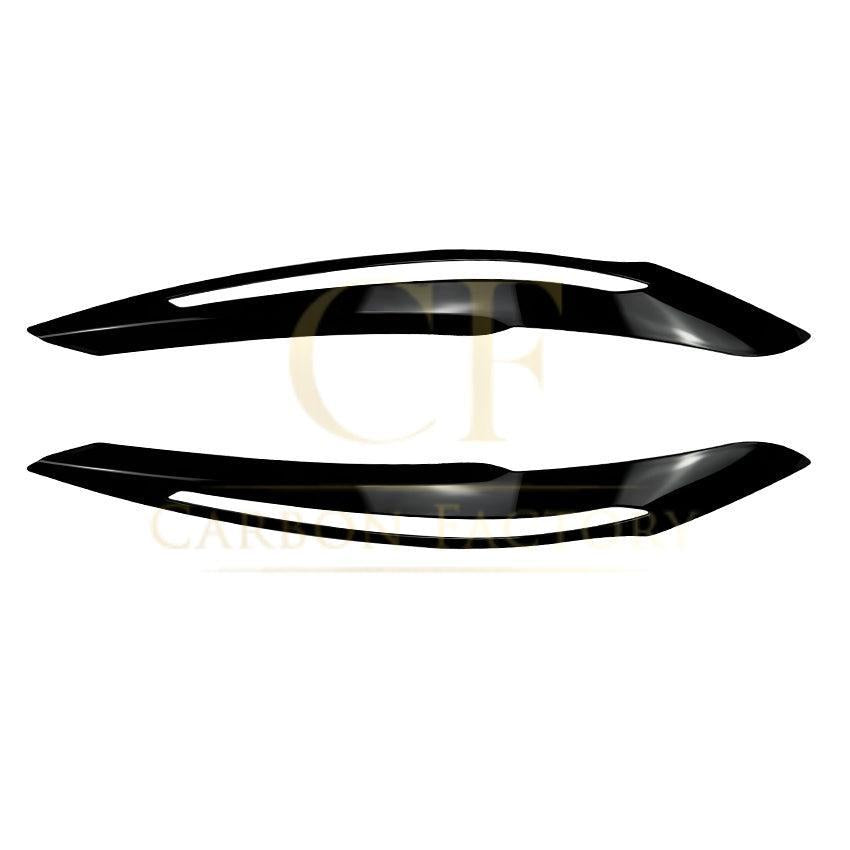 Gloss Black Headlight Trims for BMW F20 F21 1 Series M Sport 11-19-Carbon Factory