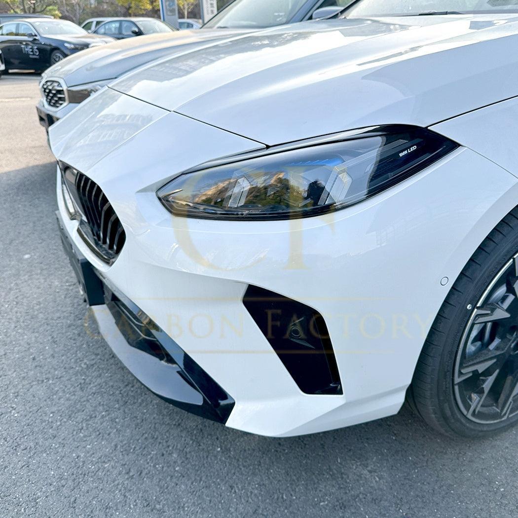 Gloss Black Headlight Trims for BMW F70 1 Series 25-Present-Carbon Factory