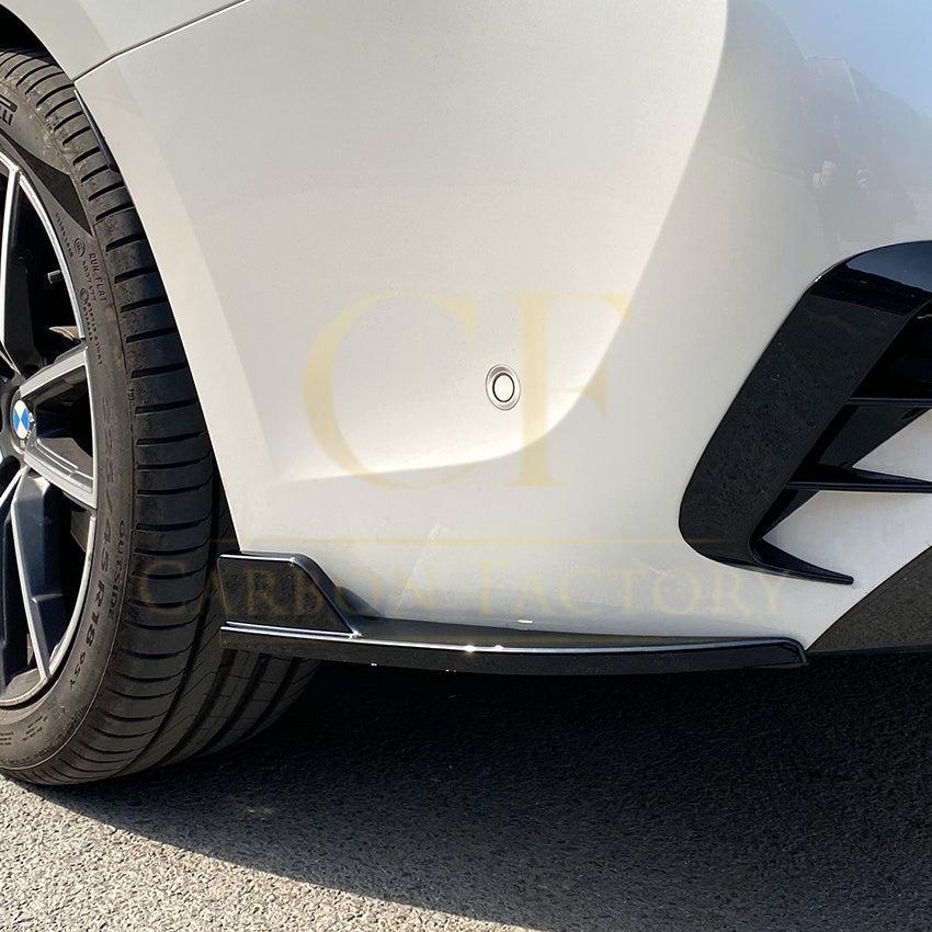 Gloss Black Rear Bumper Spats for BMW 3 Series G20 G21 Pre-LCI 19-22-Carbon Factory