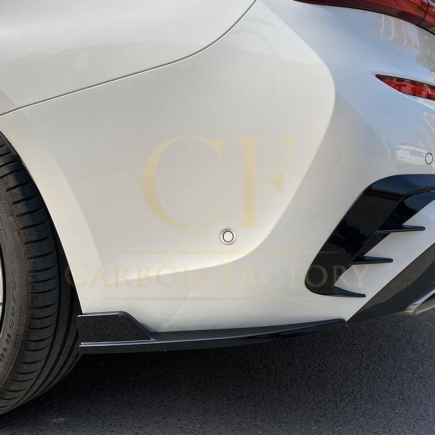 Gloss Black Rear Bumper Spats for BMW 3 Series G20 G21 Pre-LCI 19-22-Carbon Factory
