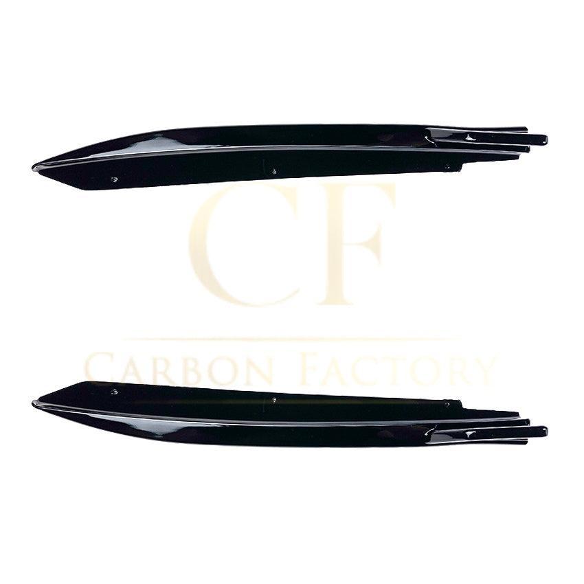 Gloss Black Rear Bumper Spats for BMW G30 G31 5 Series M Sport 17-24-Carbon Factory