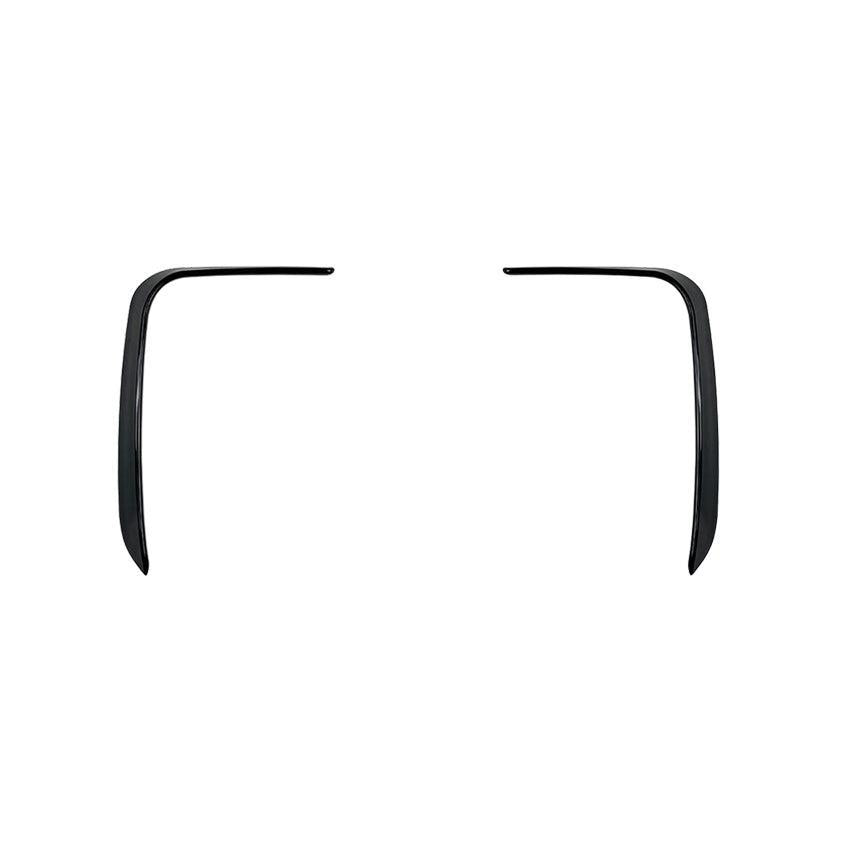 Gloss Black Rear Bumper Trims 1 for BMW G01 X3 LCI 22-24-Carbon Factory