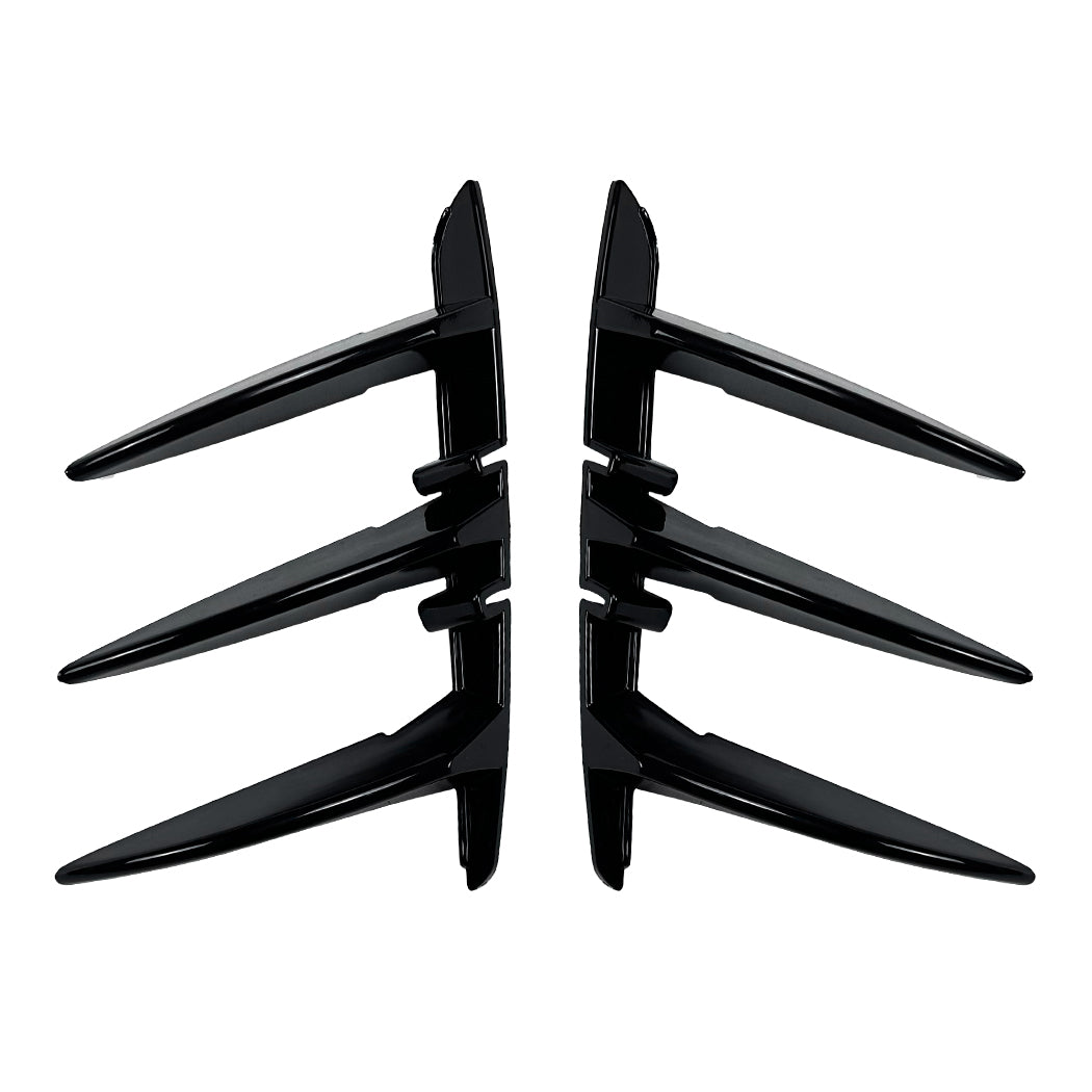 Gloss Black Rear Bumper Trims 2 for BMW F40 1 Series 19-24-Carbon Factory