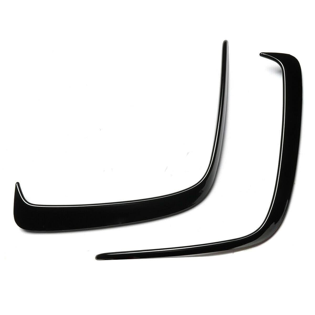 Gloss Black Rear Bumper Trims for Mercedes Benz W176 A Class 13-18 - Carbon Factory