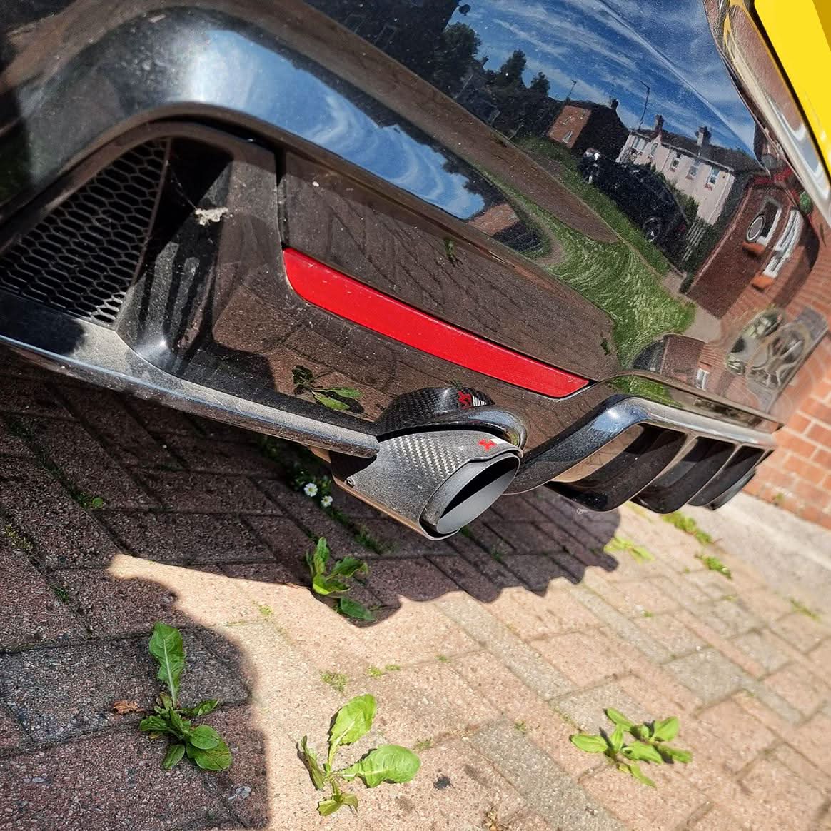 Gloss Black Rear Diffuser Dual Exhaust for BMW F32 F33 F36 4 Series 14-20 - Carbon Factory