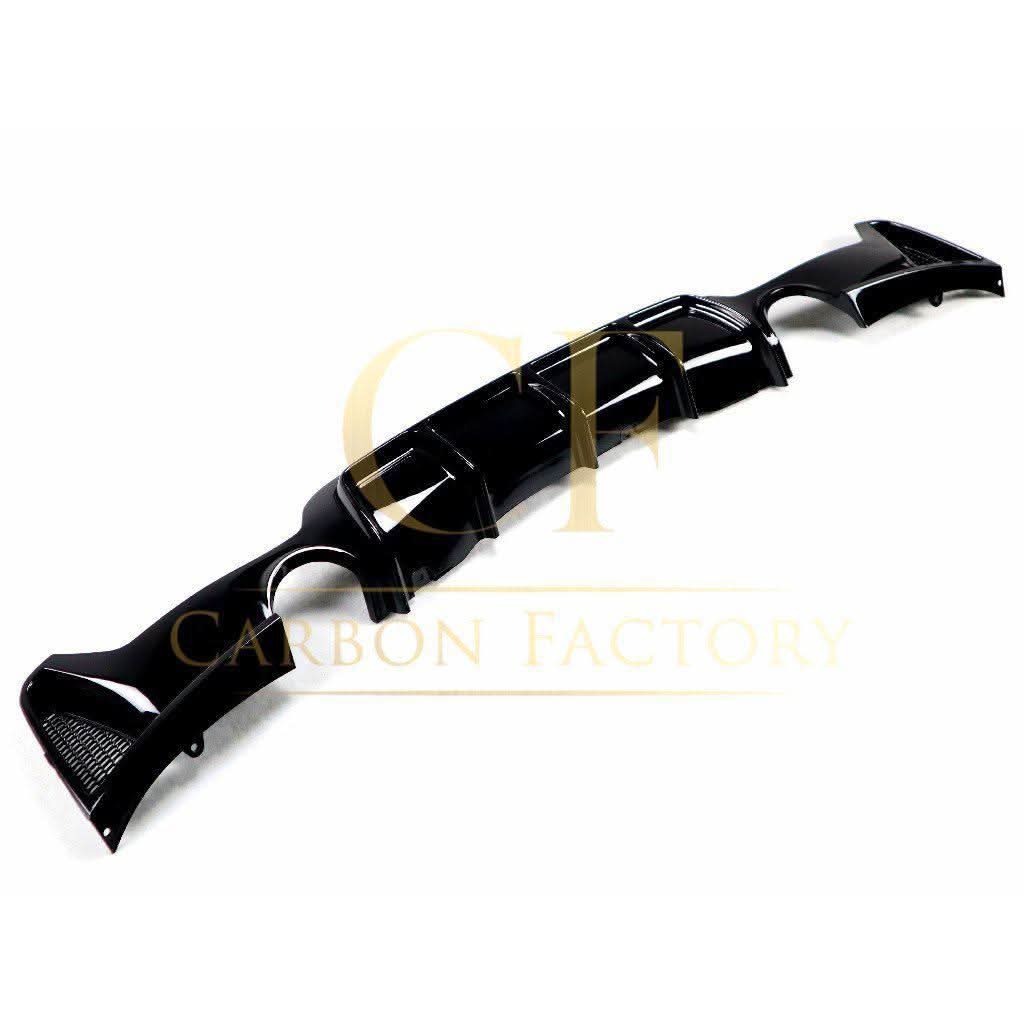 Gloss Black Rear Diffuser Dual Exhaust for BMW F32 F33 F36 4 Series 14-20 - Carbon Factory