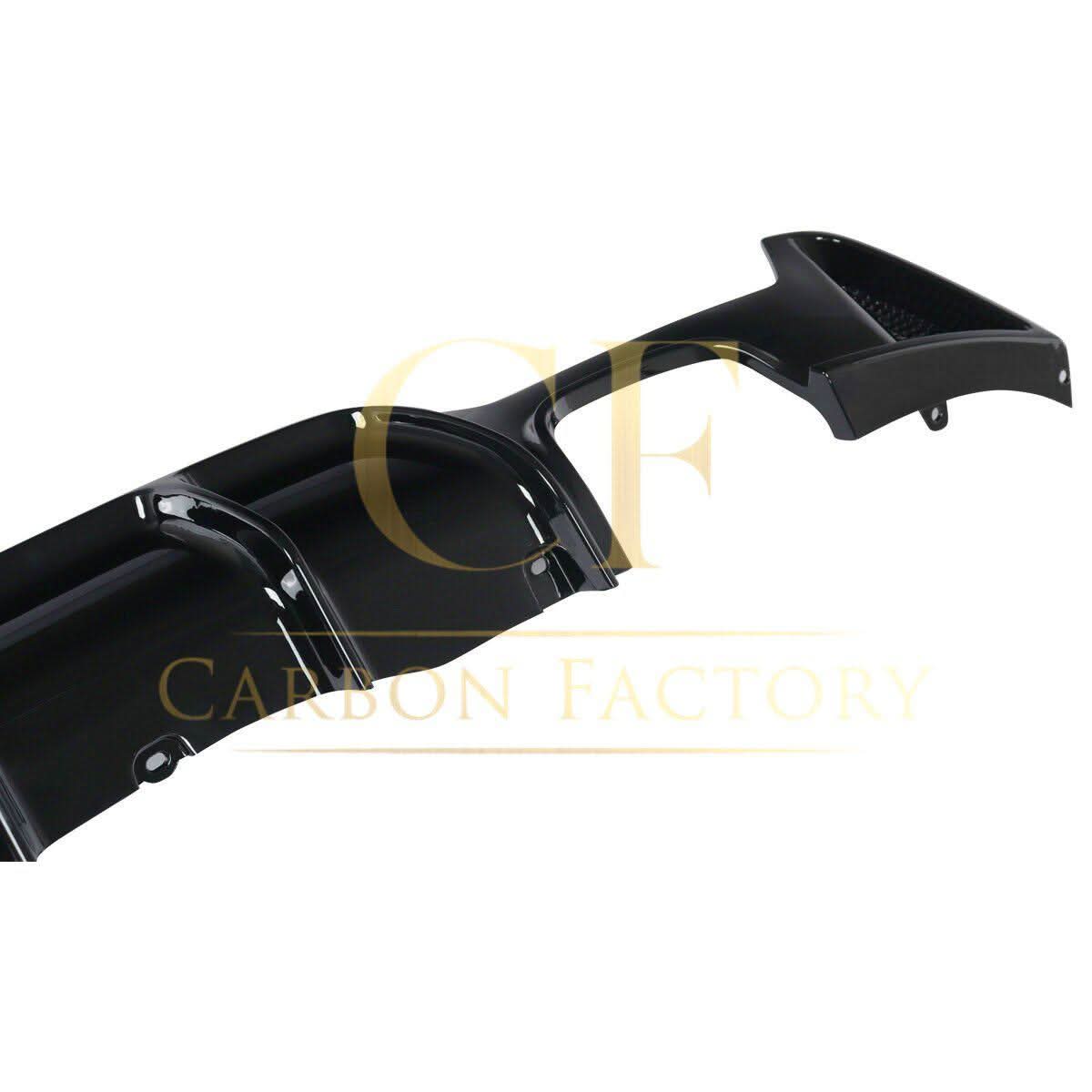 Gloss Black Rear Diffuser Quad Exhaust for BMW F32 F33 F36 4 Series 14-20 - Carbon Factory