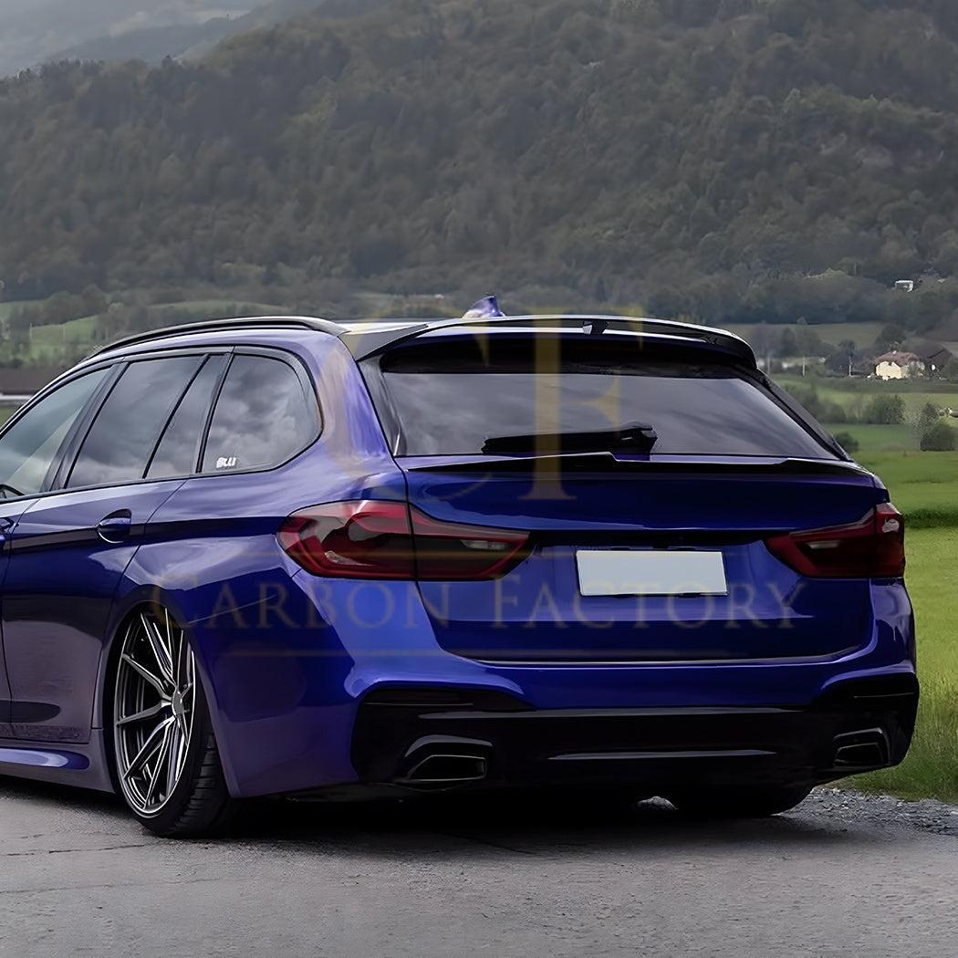 Gloss Black Roof Spoiler for BMW G31 5 Series Estate 17-24-Carbon Factory