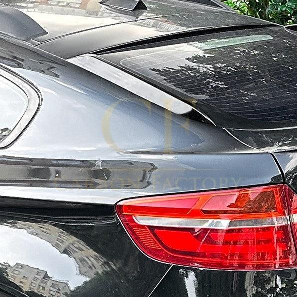 Gloss Black Side Spoilers for BMW E71 X6 08-14-Carbon Factory