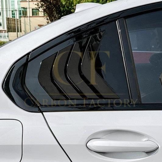 Gloss Black Window Louver Vents for BMW 3 Series G20 19-25-Carbon Factory