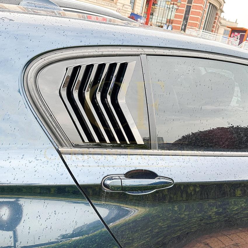 Gloss Black Window Louver Vents for BMW F20 F21 1 Series 11-19-Carbon Factory