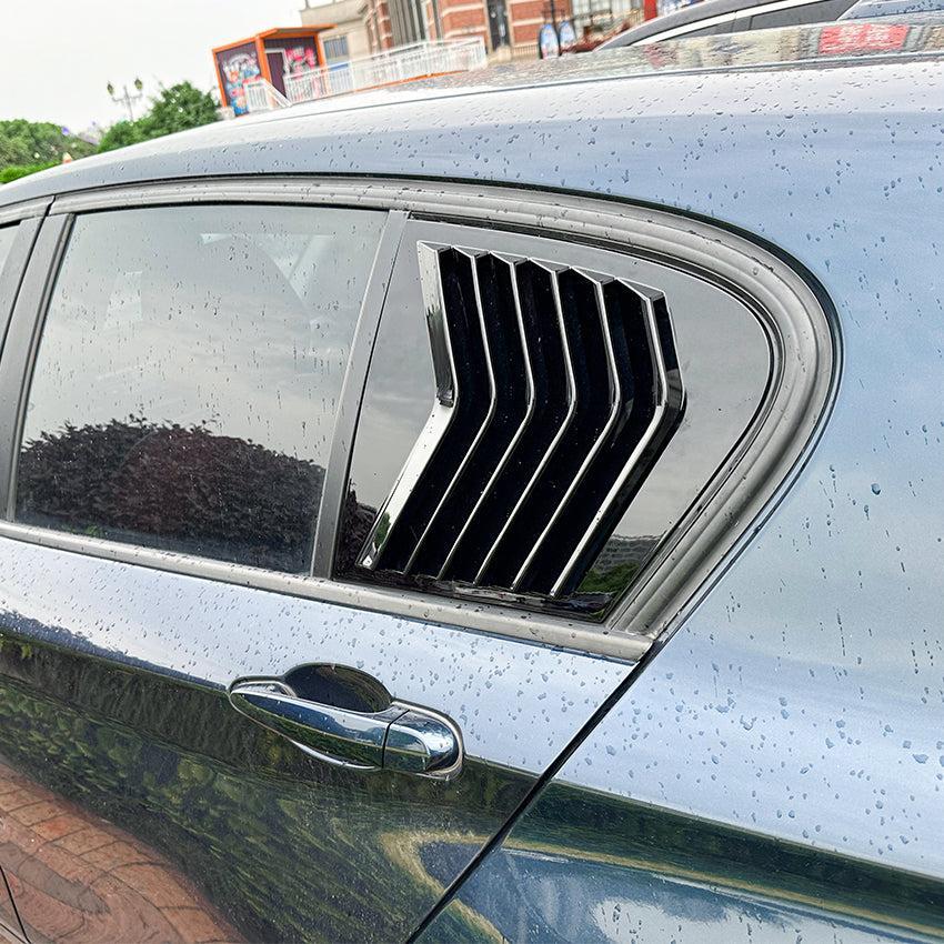 Gloss Black Window Louver Vents for BMW F20 F21 1 Series 11-19-Carbon Factory