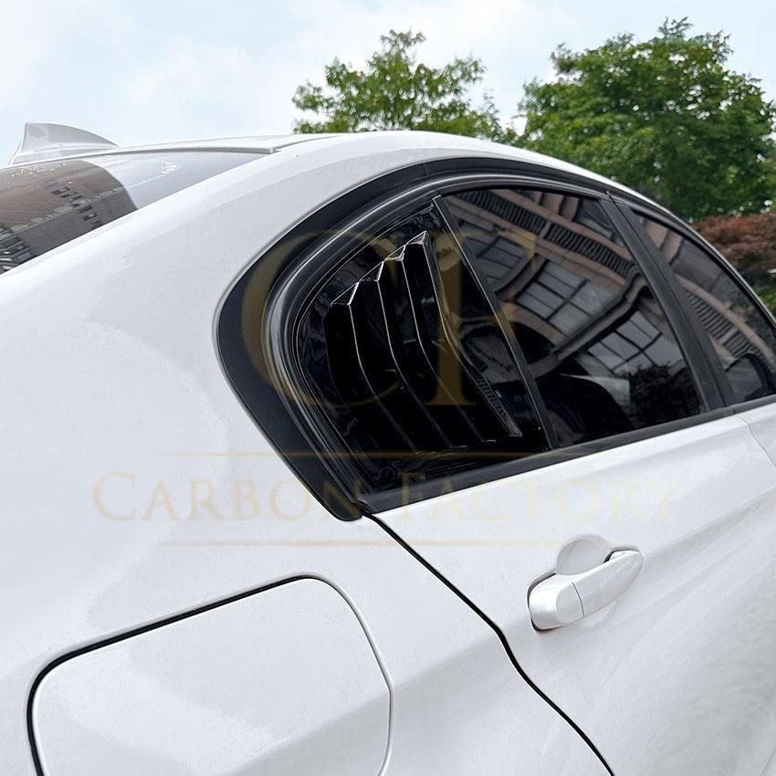 Gloss Black Window Louver Vents for BMW F30 F31 3 Series 12-19-Carbon Factory
