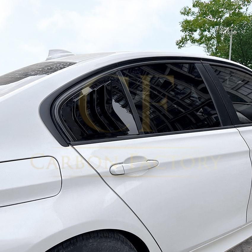 Gloss Black Window Louver Vents for BMW F30 F31 3 Series 12-19-Carbon Factory