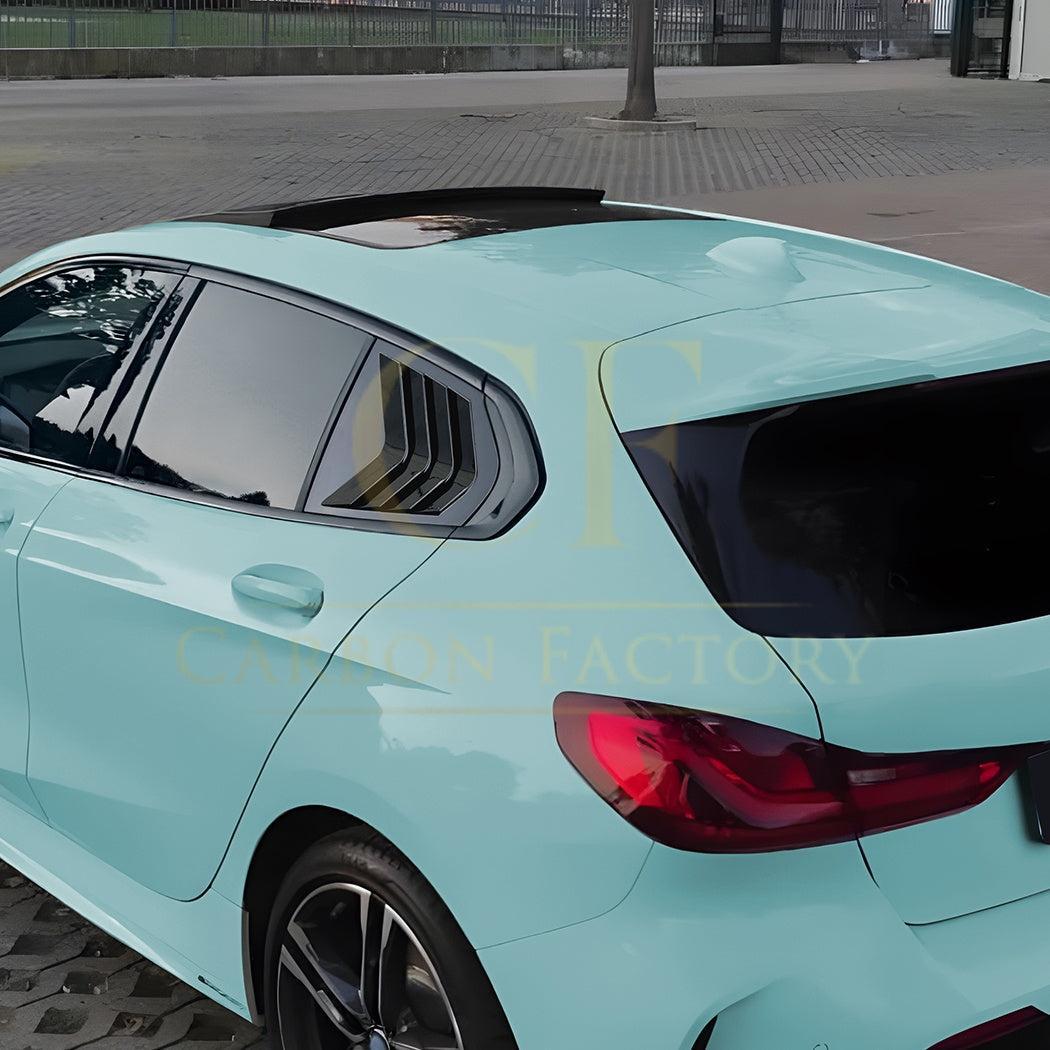 Gloss Black Window Louver Vents for BMW F40 1 Series 19-24-Carbon Factory