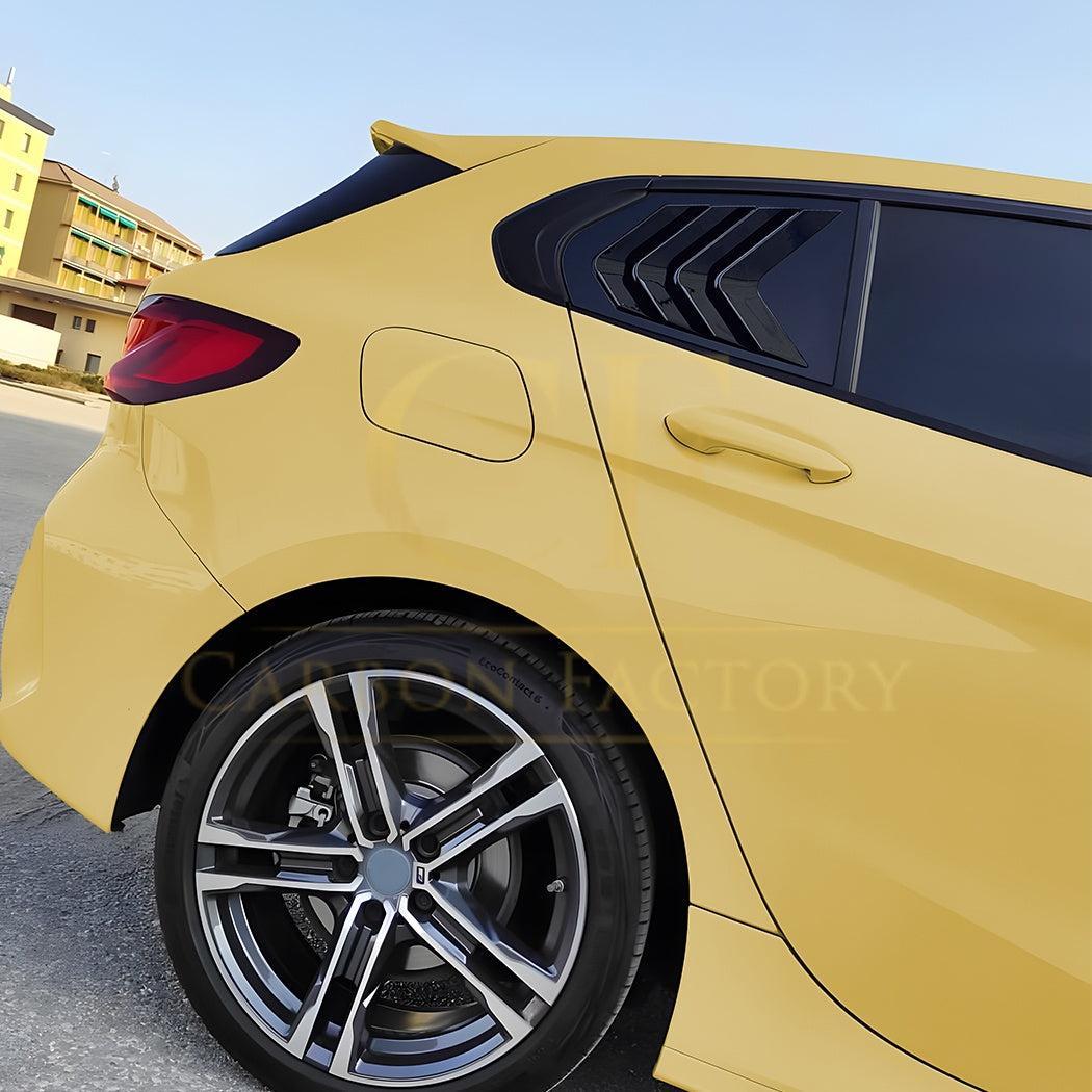 Gloss Black Window Louver Vents for BMW F40 1 Series 19-24-Carbon Factory