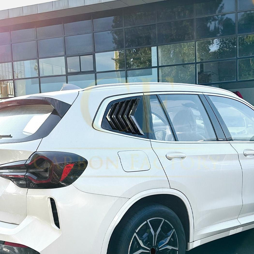 Gloss Black Window Louver Vents for BMW G01 X3 18-24-Carbon Factory