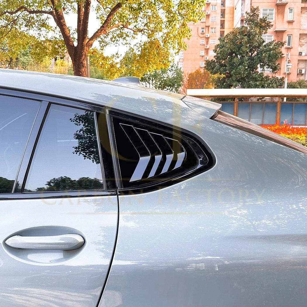 Gloss Black Window Louver Vents for BMW G02 X4 18-24-Carbon Factory