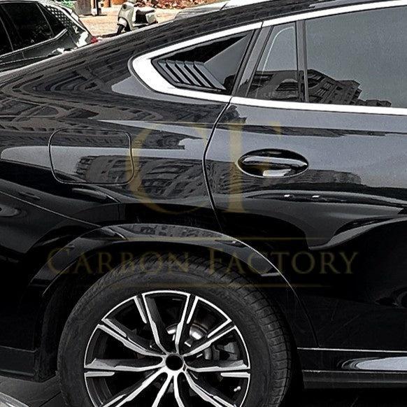 Gloss Black Window Louver Vents for BMW G06 X6 19-25-Carbon Factory