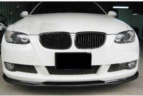 H Style Carbon Fibre Front Splitter for BMW E90 E92 E93 3 Series non M Sport 07-13-Carbon Factory