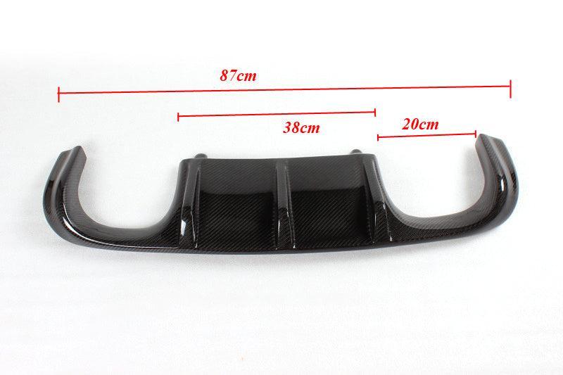 H2 Style Carbon Fibre Rear Diffuser for BMW E92 E93 M3 07-13-Carbon Factory