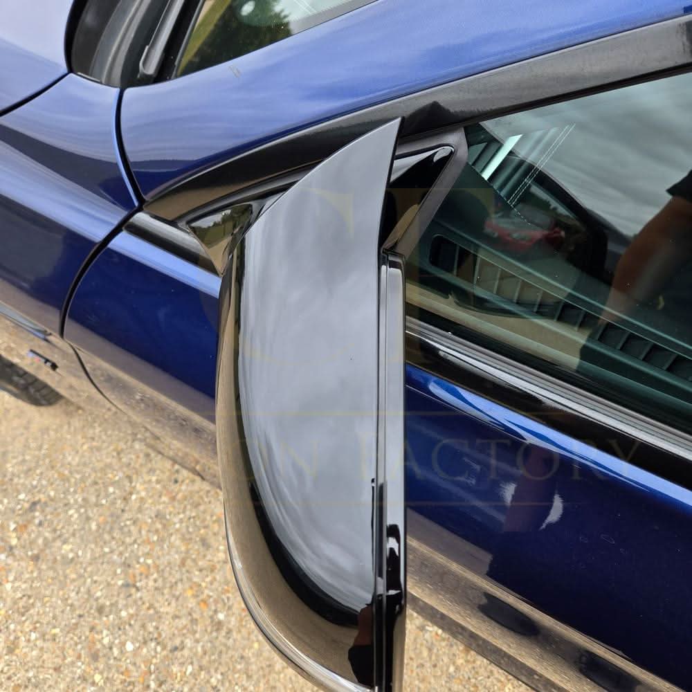 CF Style Gloss Black Replacement Mirror Covers for BMW F10 5 Series LCI F06 F12 F13 6 Series F01 7 Series - Carbon Factory