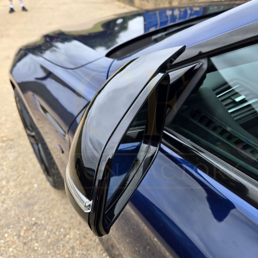 CF Style Gloss Black Replacement Mirror Covers for BMW F10 5 Series LCI F06 F12 F13 6 Series F01 7 Series - Carbon Factory