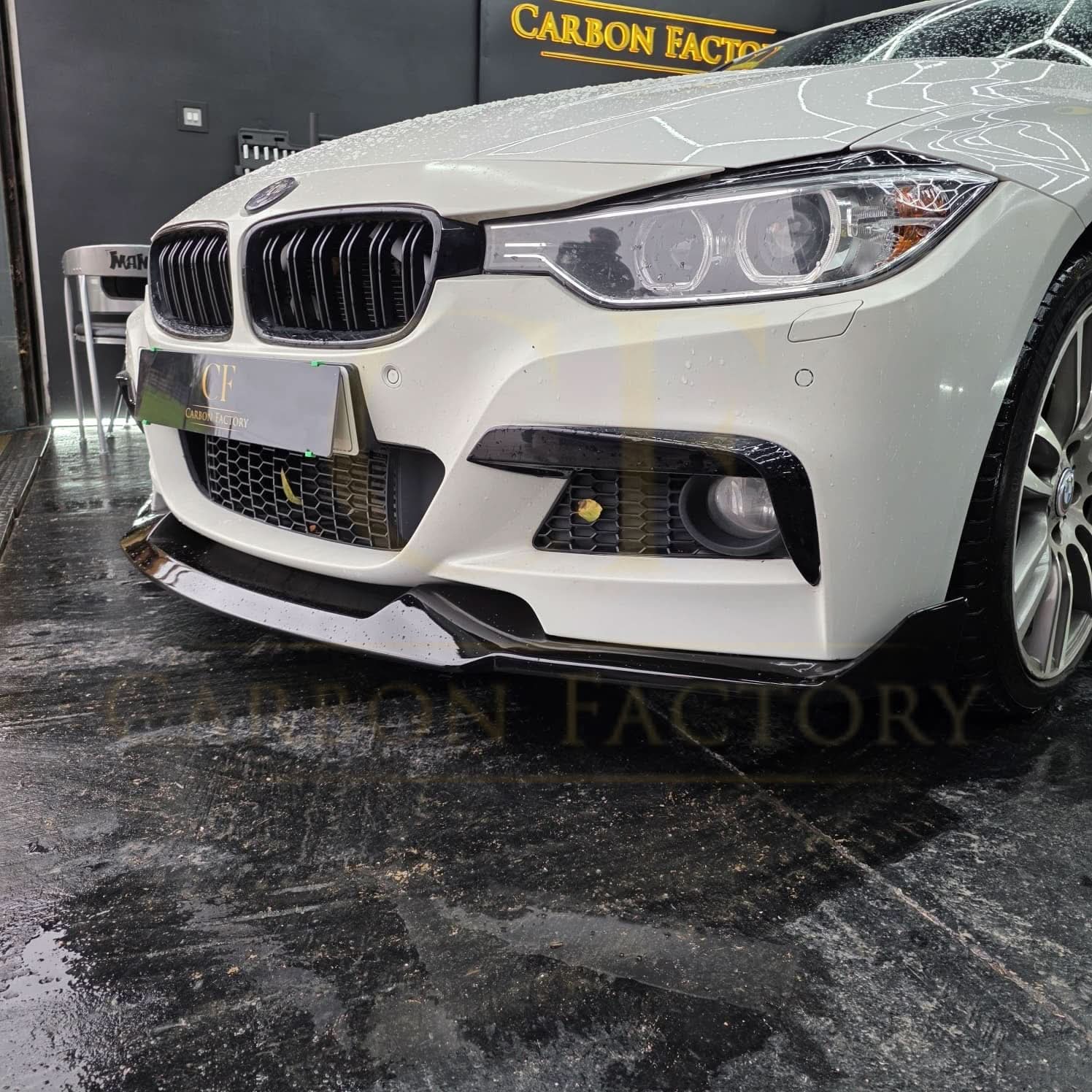 MAD Style Carbon Fibre Front Splitter for BMW F30 F31 3 Series M Sport 12-19 - Carbon Factory