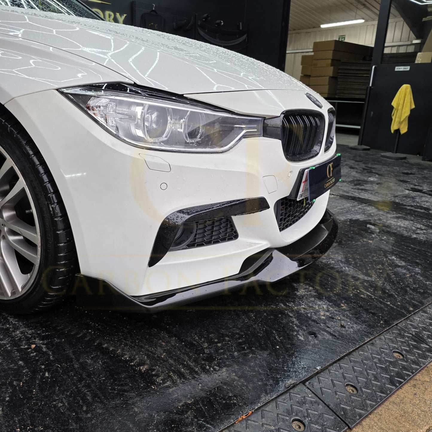 MAD Style Carbon Fibre Front Splitter for BMW F30 F31 3 Series M Sport 12-19