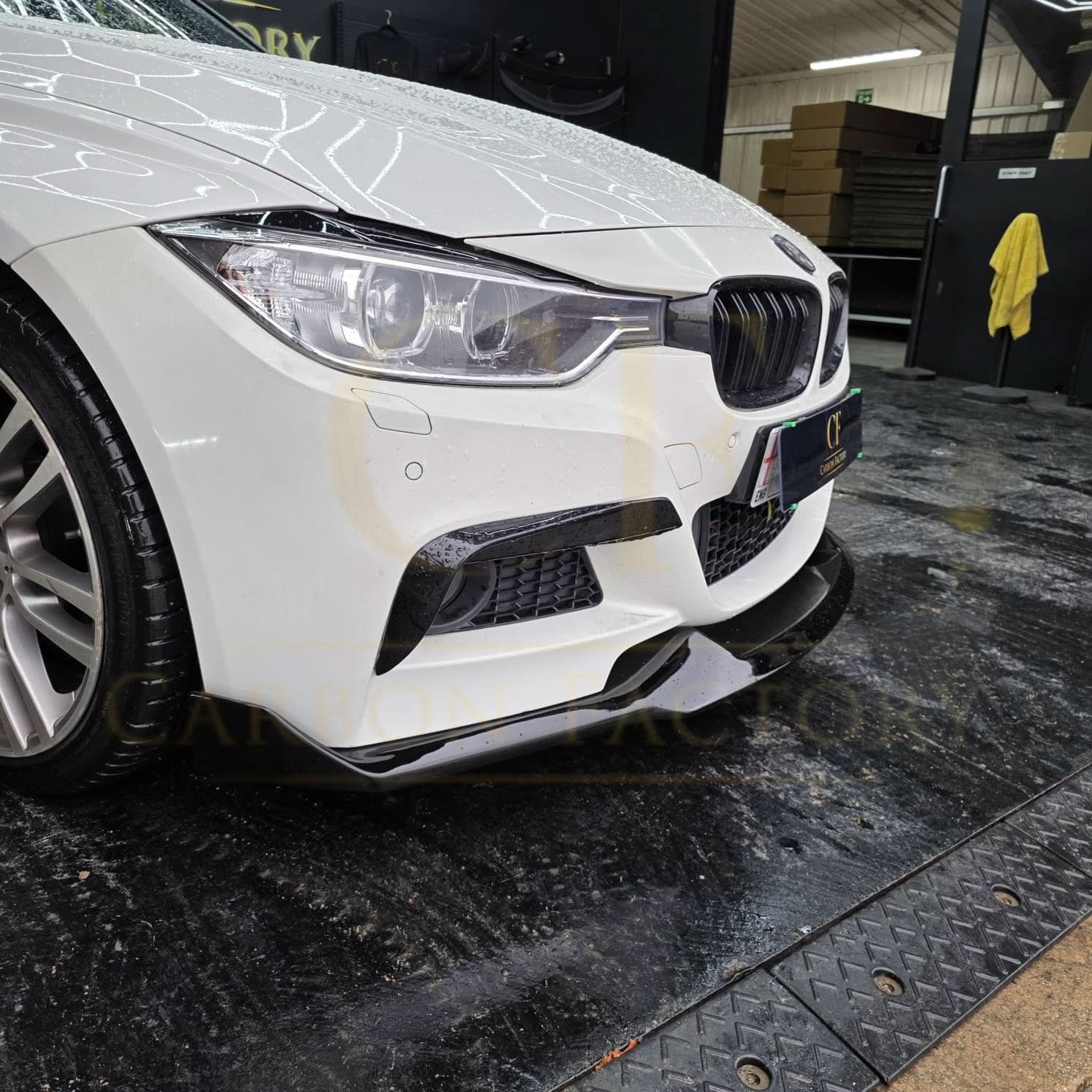 MAD Style Carbon Fibre Front Splitter for BMW F30 F31 3 Series M Sport 12-19 - Carbon Factory