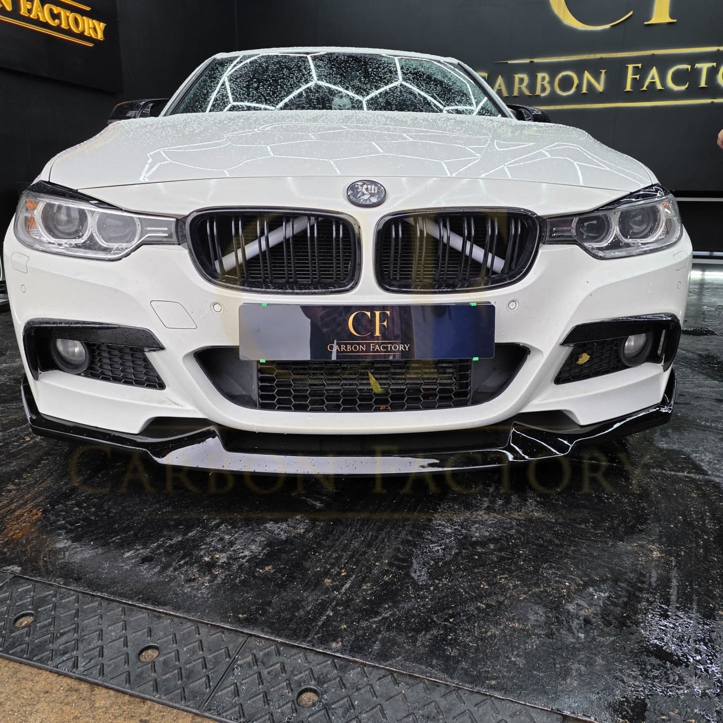 MAD Style Carbon Fibre Front Splitter for BMW F30 F31 3 Series M Sport 12-19