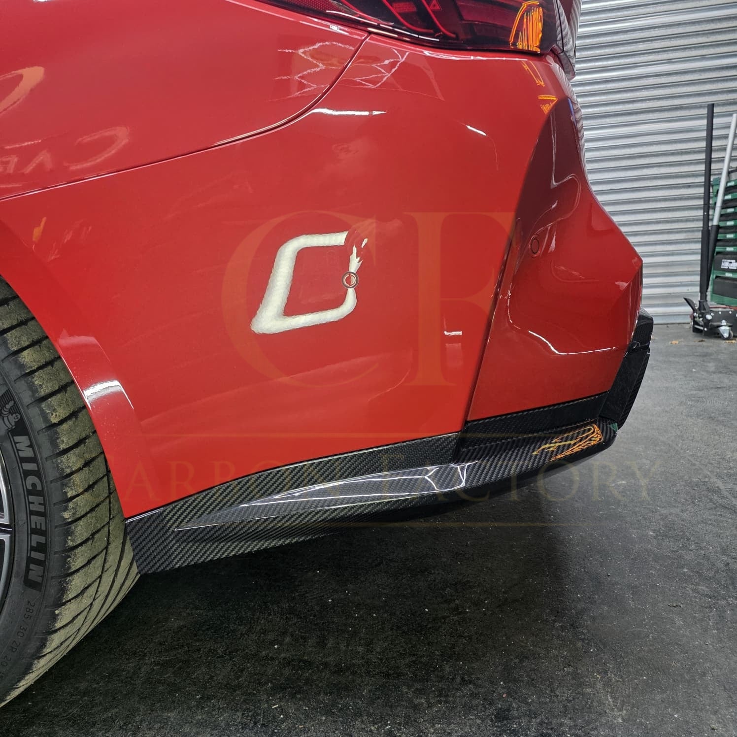 OEM Style Pre-Preg Carbon Fibre Rear Bumper Spats for BMW G82 G83 M4 21-Present - Carbon Factory