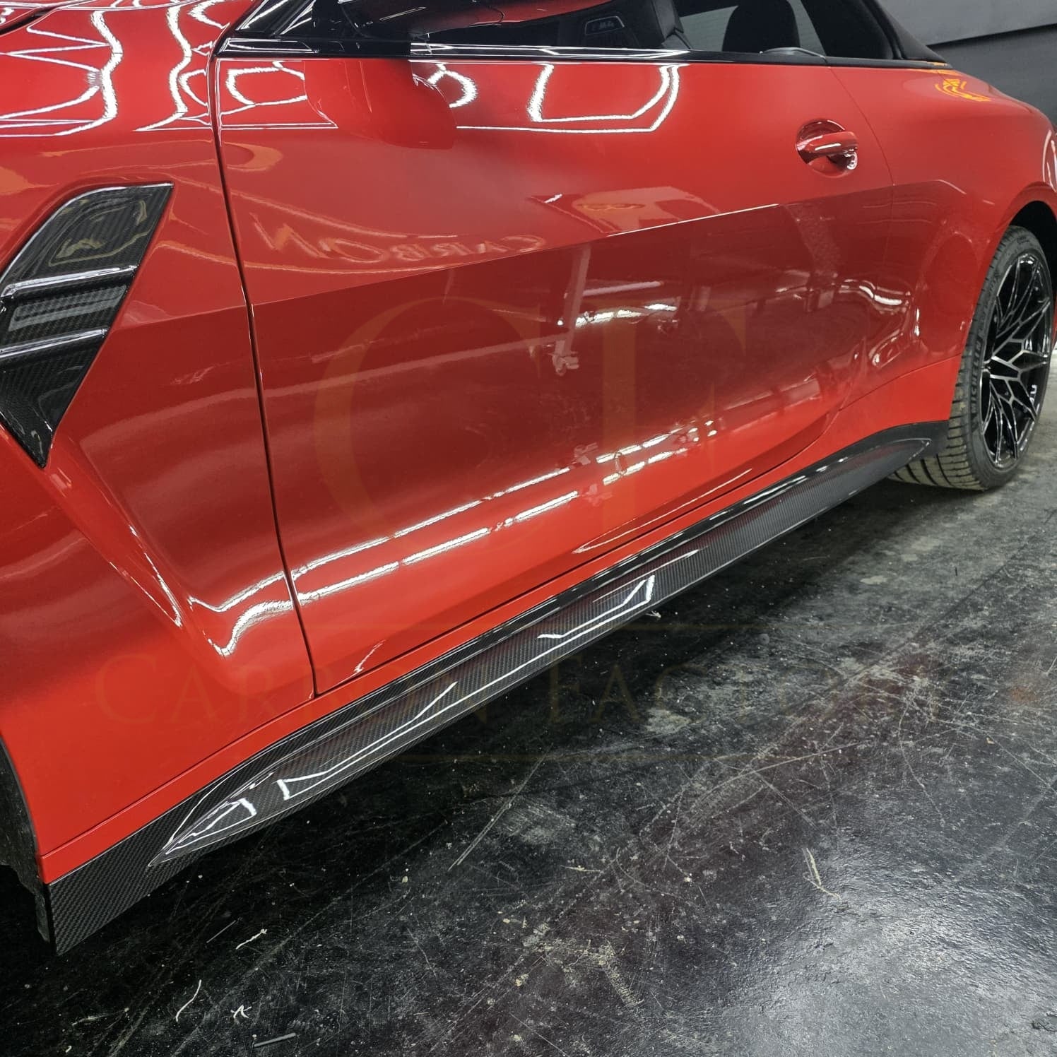 Pre-Preg Carbon Fibre Side Skirts for BMW G82 G83 M4 21-Present - Carbon Factory