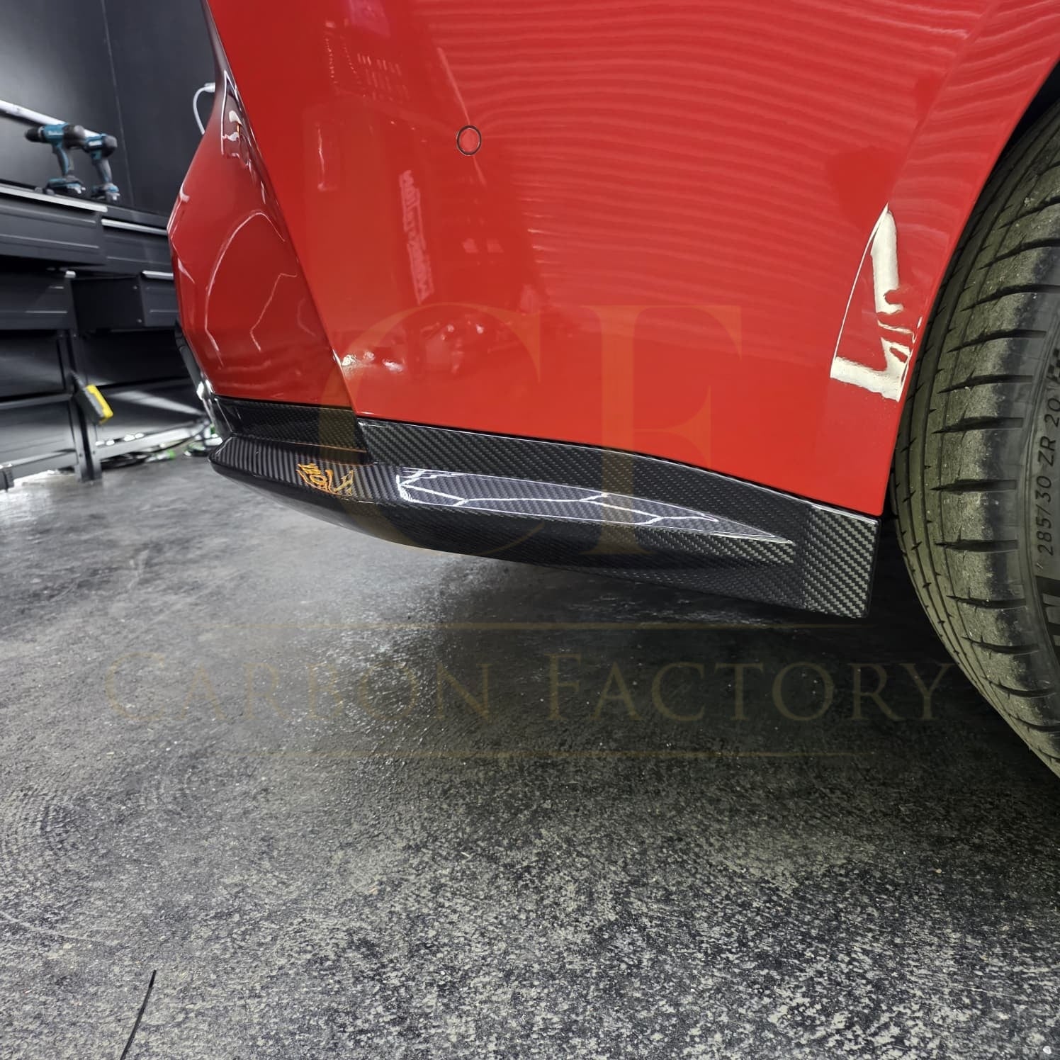 OEM Style Pre-Preg Carbon Fibre Rear Bumper Spats for BMW G82 G83 M4 21-Present - Carbon Factory