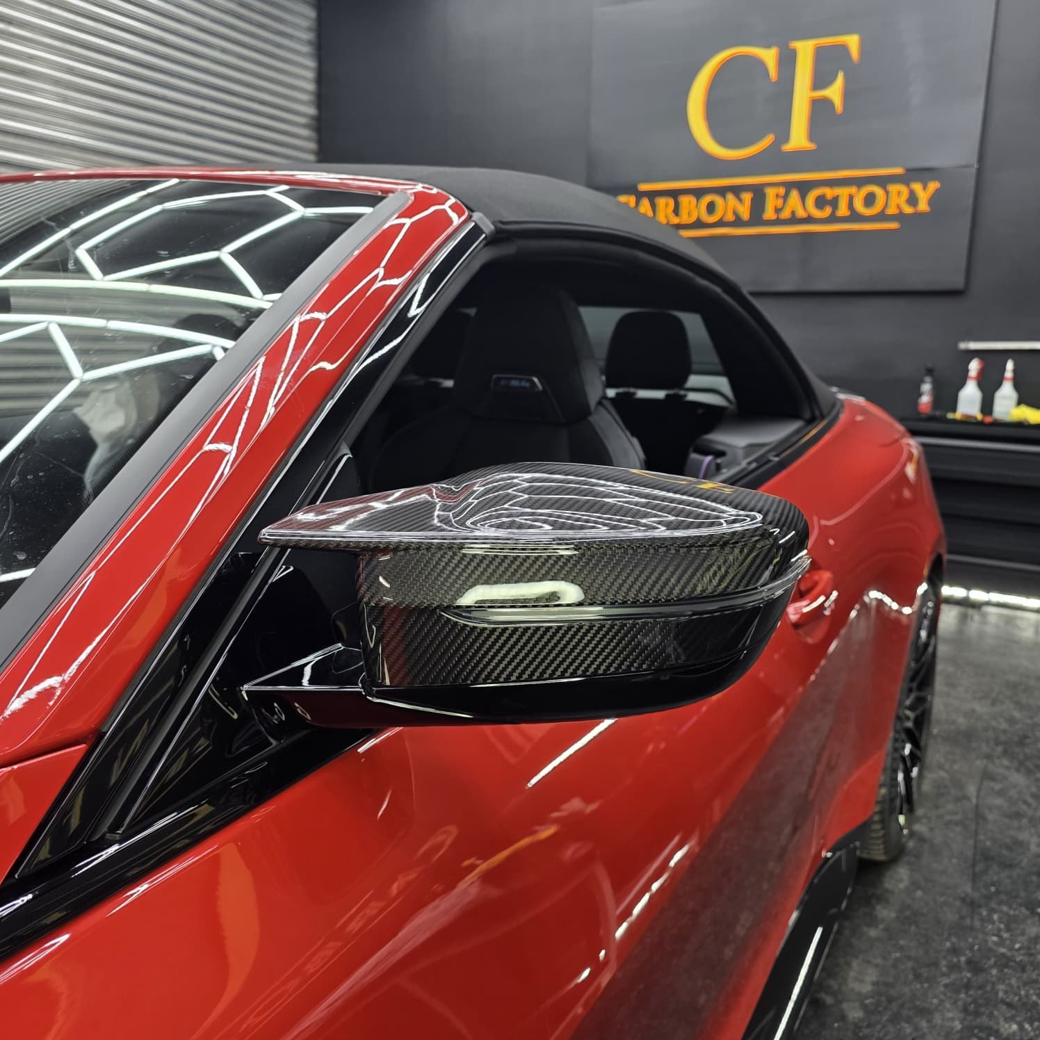 Pre-Preg Carbon Fibre Replacement Mirror Covers for BMW G87 M2 G80 M3 G82 G83 M4 20-Present - Carbon Factory