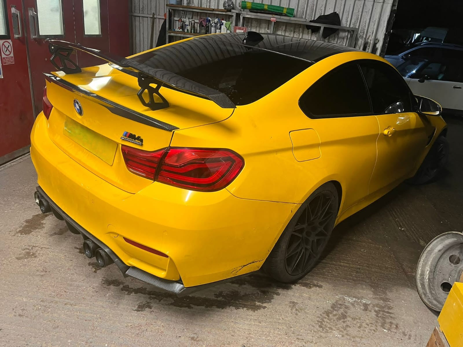 GTS V Style Carbon Fibre Boot Spoiler for BMW F80 M3 F82 F83 M4 14-20 - Carbon Factory